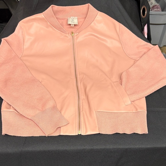 Sioni Dusty Pink Zip-Up Jacket - Picture 1 of 12